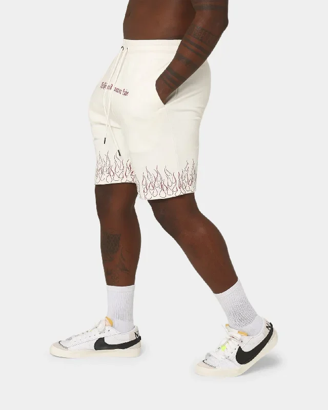 last-kings-flaming-pharaohs-sweat-shorts-off-white