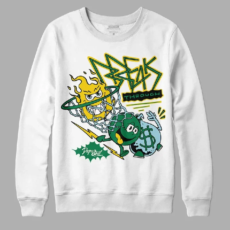 Lucky Green 5s DopeSkill Sweatshirt Break Through Graphic