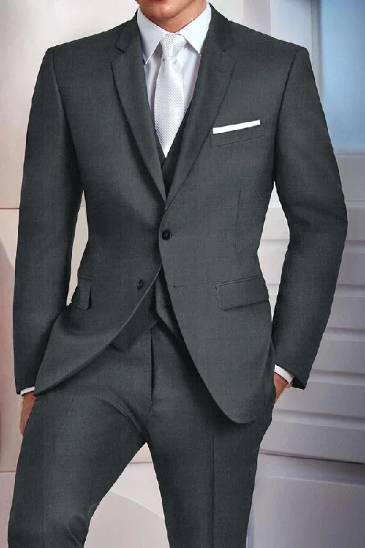 "Madison" Steel Grey Suit Jacket (Separates)