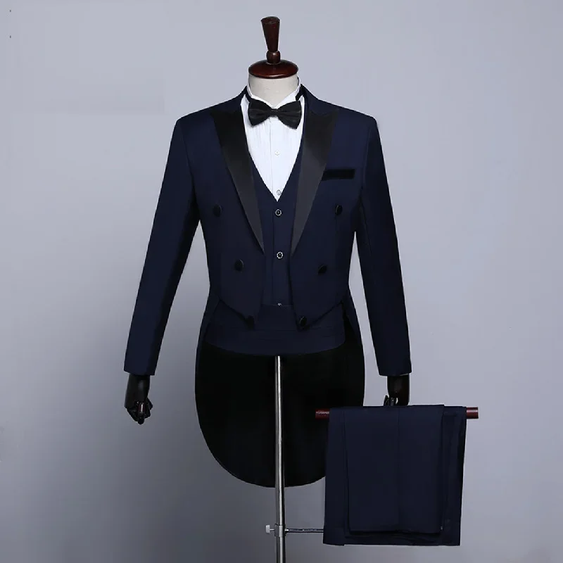 Male Classic Tailcoat Tuxedo Suits