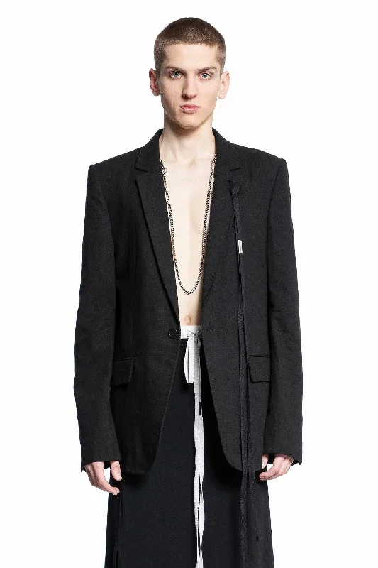 ANN DEMEULEMEESTER MAN BLACK BLAZERS