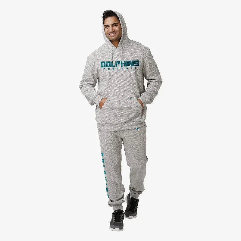 miami-dolphins-gray-woven-hoodie