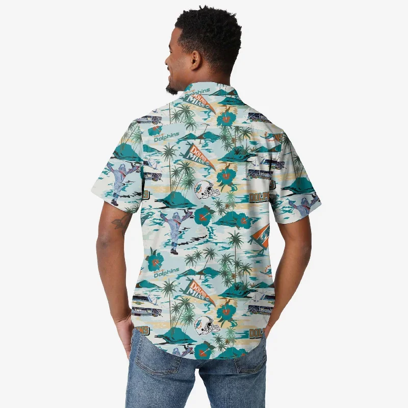 miami-dolphins-thematic-stadium-print-button-up-shirt