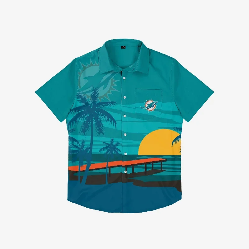 miami-dolphins-tropical-sunset-button-up-shirt