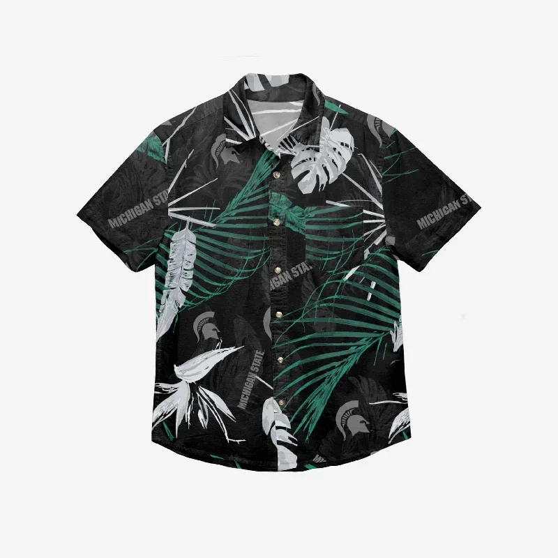 michigan-state-spartans-neon-palm-button-up-shirt