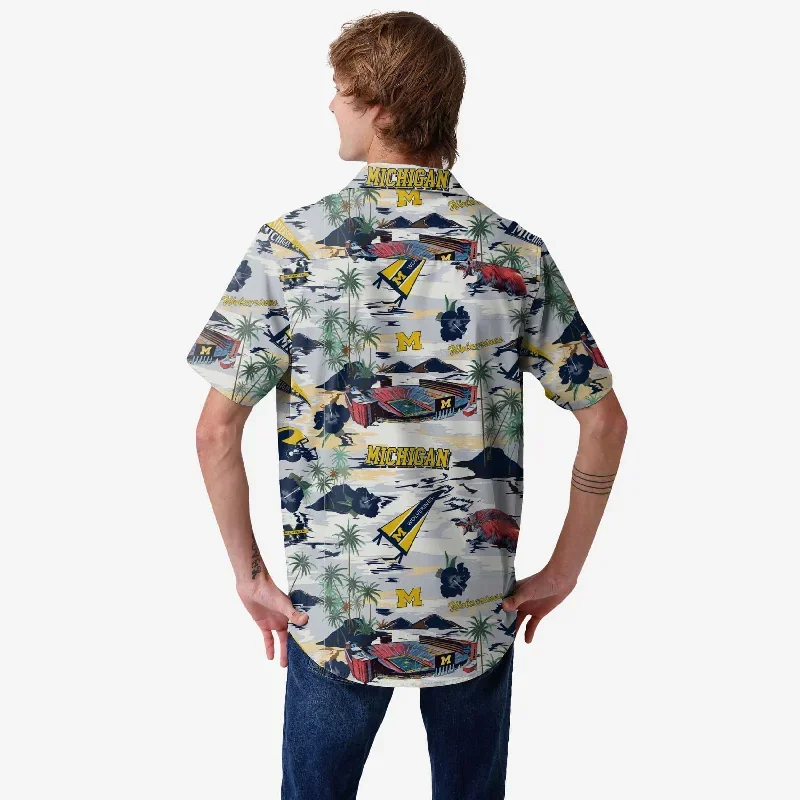 michigan-wolverines-thematic-stadium-print-button-up-shirt