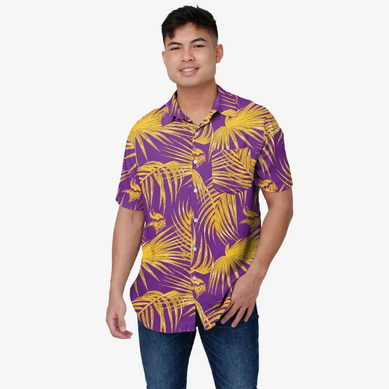 Minnesota Vikings Hawaiian Button Up Shirt