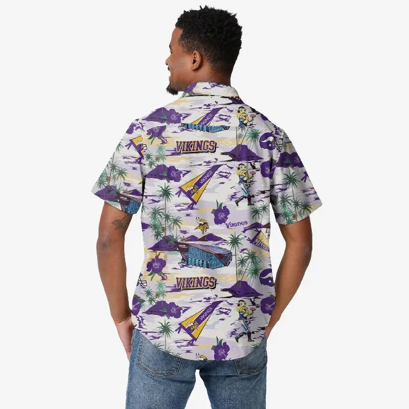 minnesota-vikings-thematic-stadium-print-button-up-shirt