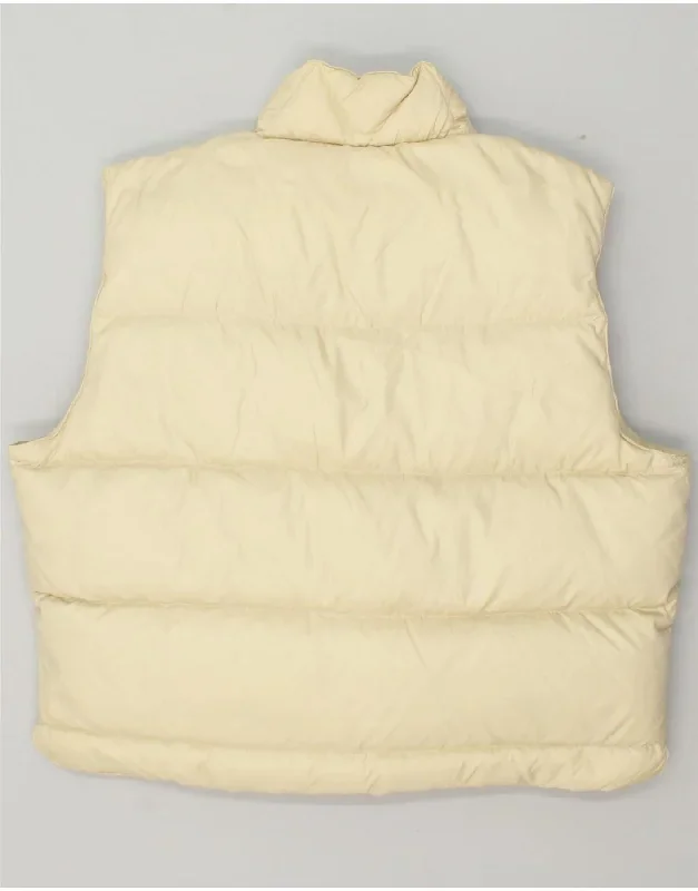 murphy-nye-mens-padded-gilet-uk-40-large-beige-polyamide