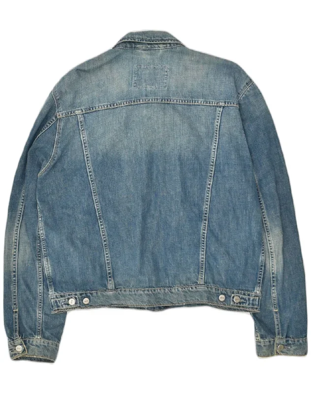 mustang-mens-denim-jacket-uk-42-xl-blue-cotton