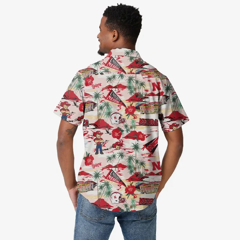 nebraska-cornhuskers-thematic-stadium-print-button-up-shirt