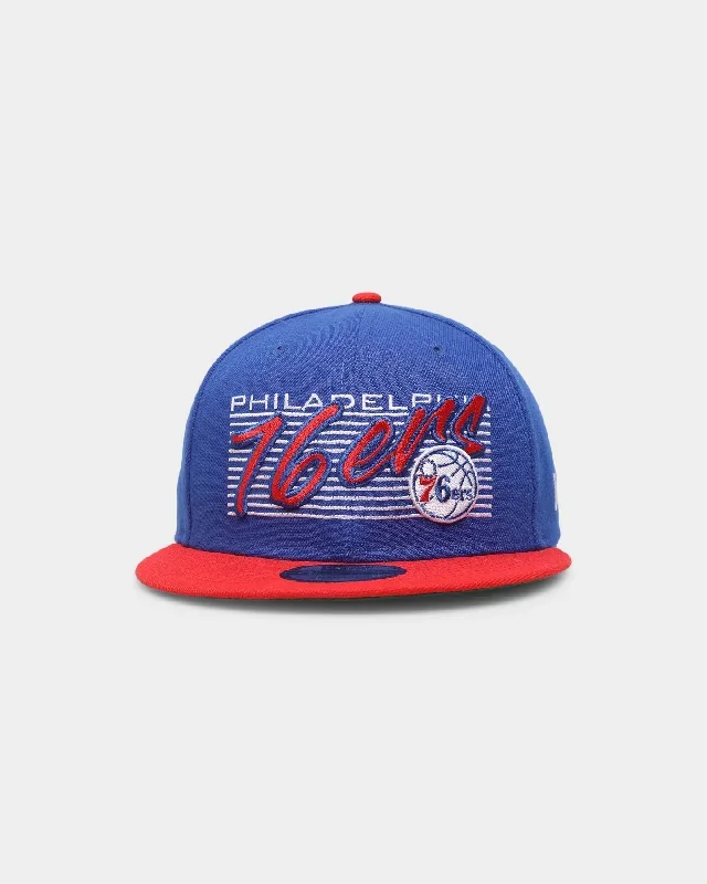 New Era Philadelphia 76ers 'Retro Script' Original Fit 9FIFTY Snapback OTC