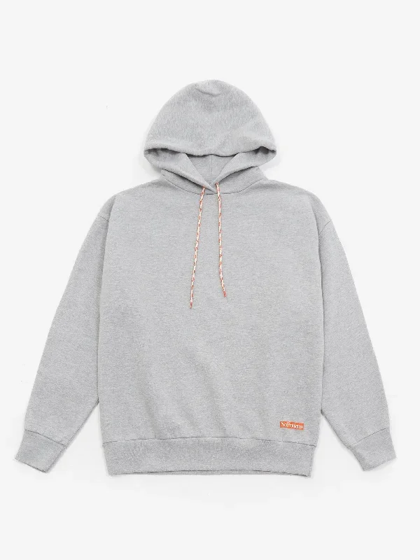 No Problemo Mini Kruger Embroidered Hoodie - Grey Marl