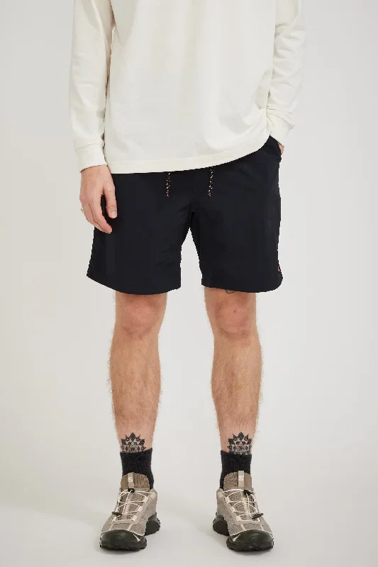 Nylon Tusser Easy Shorts Black