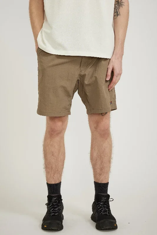 Nylon Tusser Easy Shorts Mocha