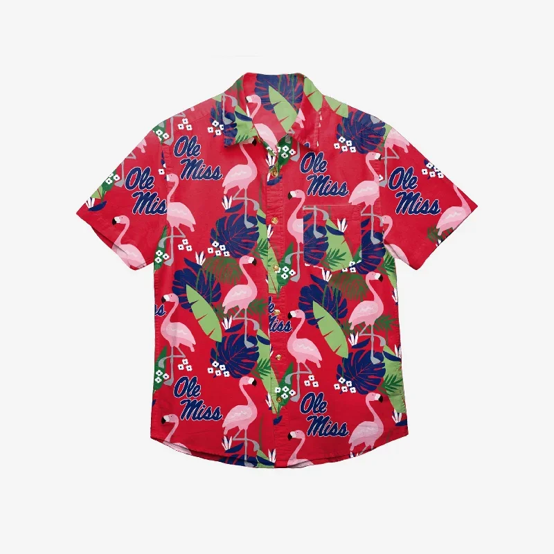 ole-miss-rebels-floral-button-up-shirt