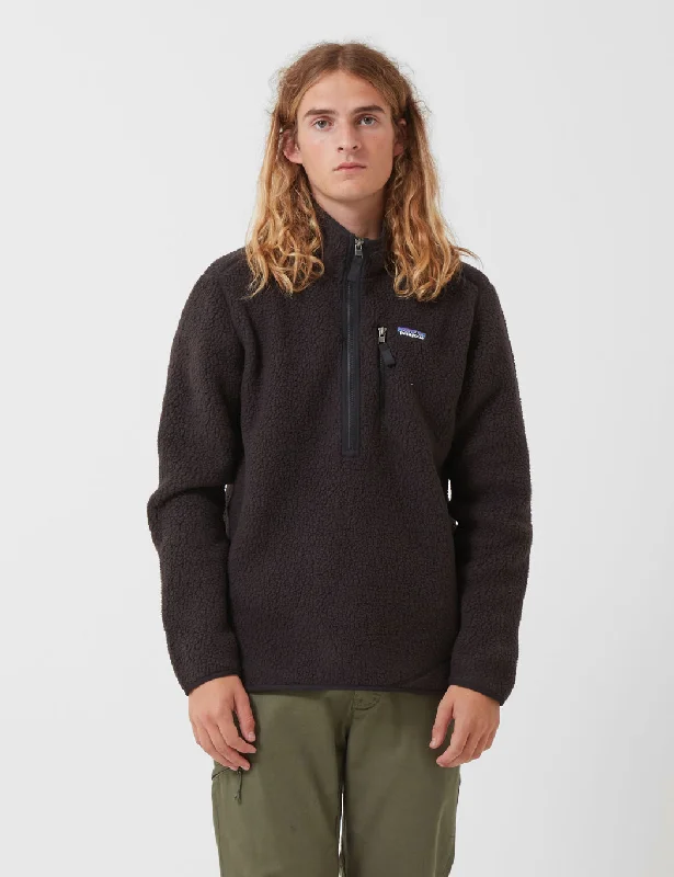 Patagonia Retro Pile Fleece Pullover - Black