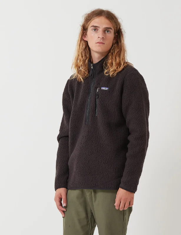 patagonia-retro-pile-pullover-black