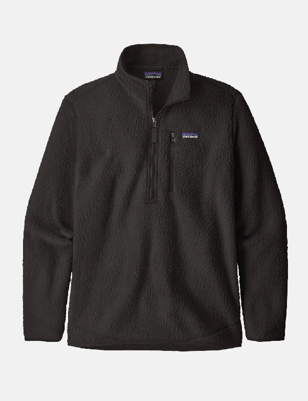 patagonia-retro-pile-pullover-black