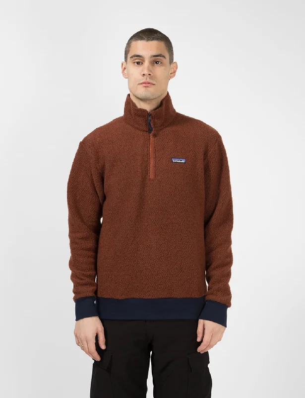 Patagonia Woolyester Fleece Pullover - Sisu Brown