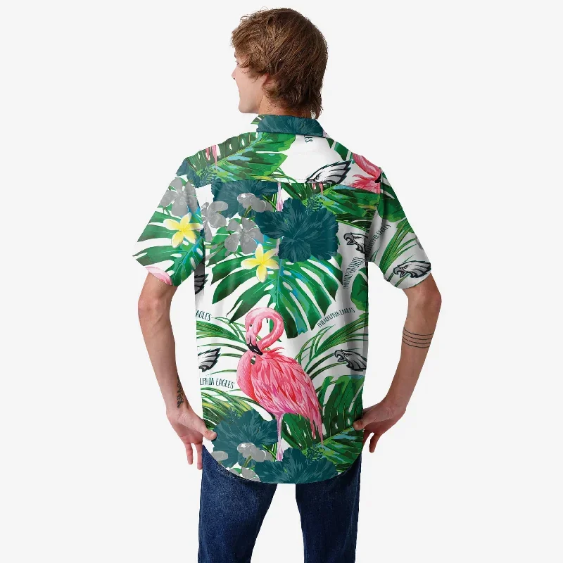 philadelphia-eagles-flamingo-button-up-shirt