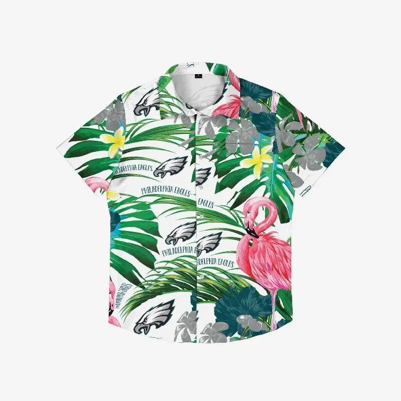 philadelphia-eagles-flamingo-button-up-shirt