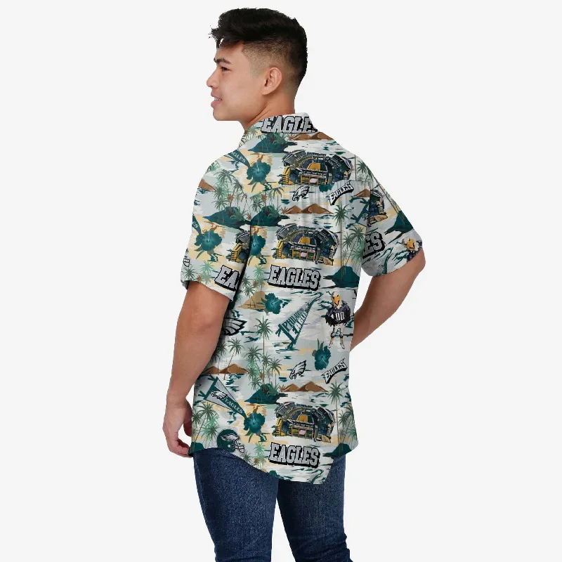 philadelphia-eagles-thematic-stadium-print-button-up-shirt