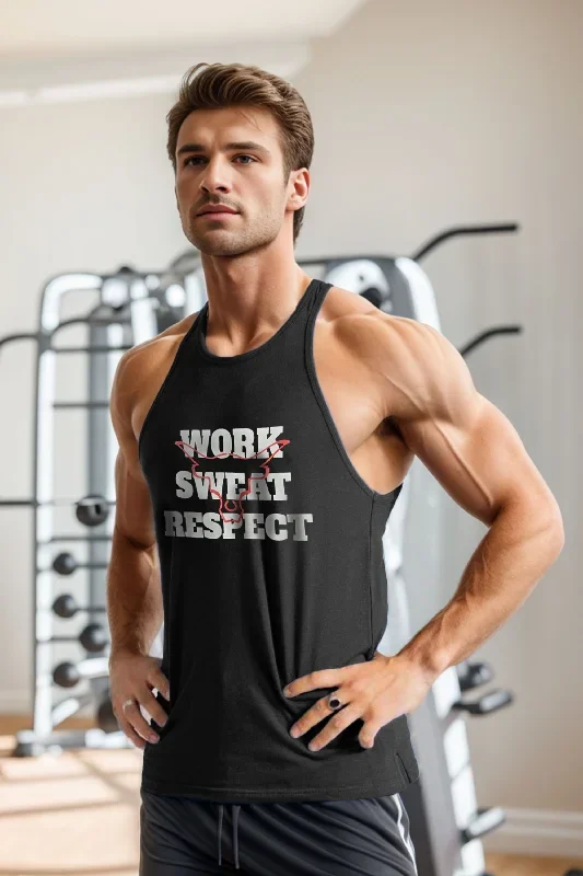 Polo Athletica Men's Work Sweat Respect Activewear Tank Top