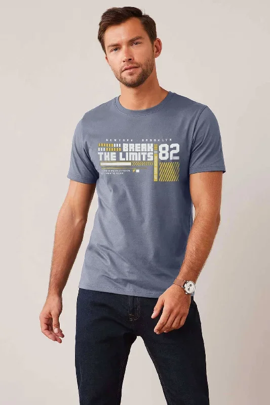 Polo Republica Men's Break The Limits Printed Tee Shirt