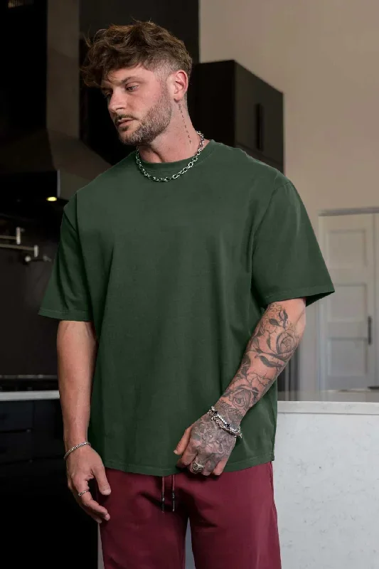 Polo Republica Men's Loose Fit Crew Neck Tee Shirt