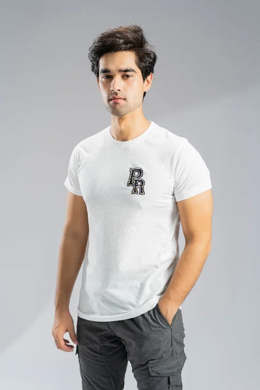 Polo Republica Men's PR & Polo Embroidered Crew Neck Tee Shirt