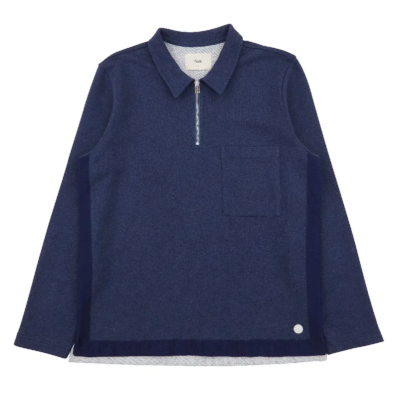 Signal Half Zip - Indigo