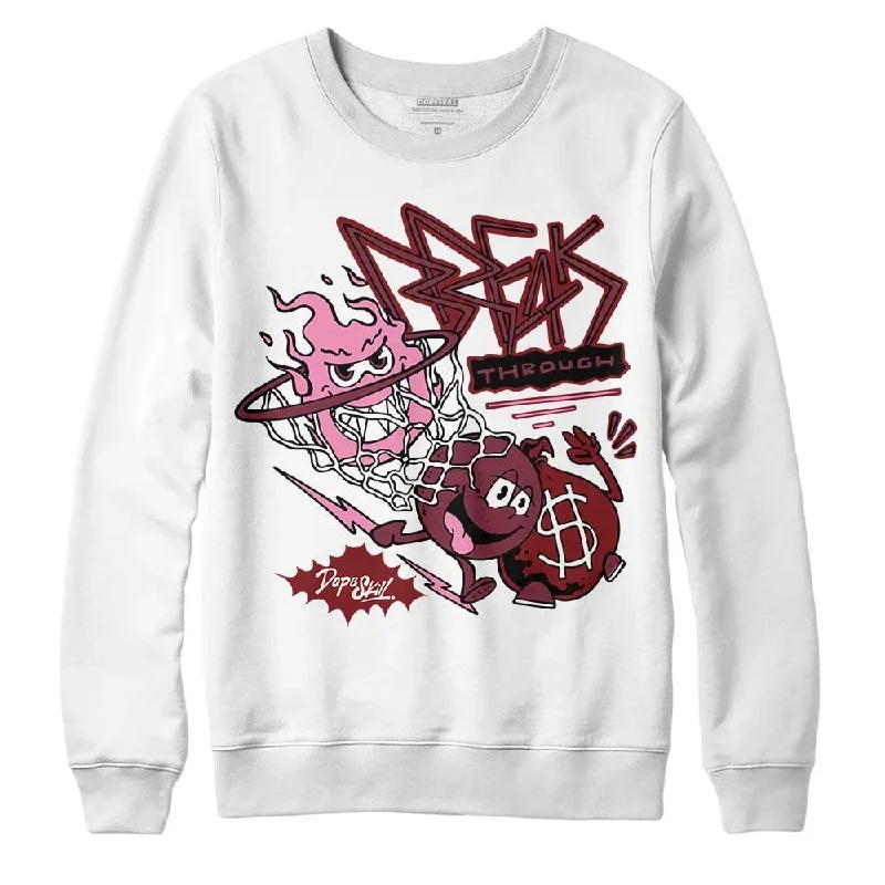 Team Red 1s DopeSkill Sweatshirt Break Through Graphic