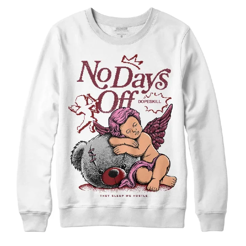 Team Red 1s DopeSkill Sweatshirt New No Days Off Graphic