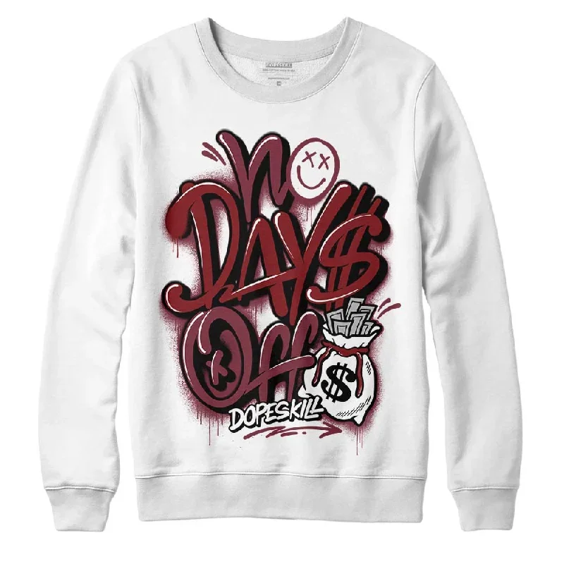 Team Red 1s DopeSkill Sweatshirt No Days Off Graphic