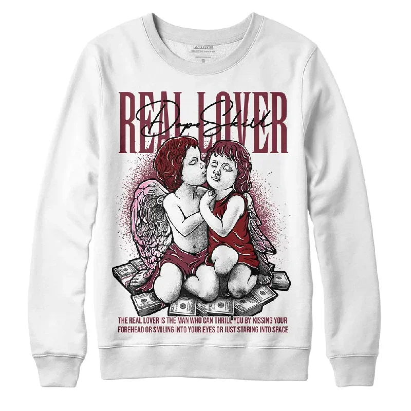 Team Red 1s DopeSkill Sweatshirt Real Lover Graphic