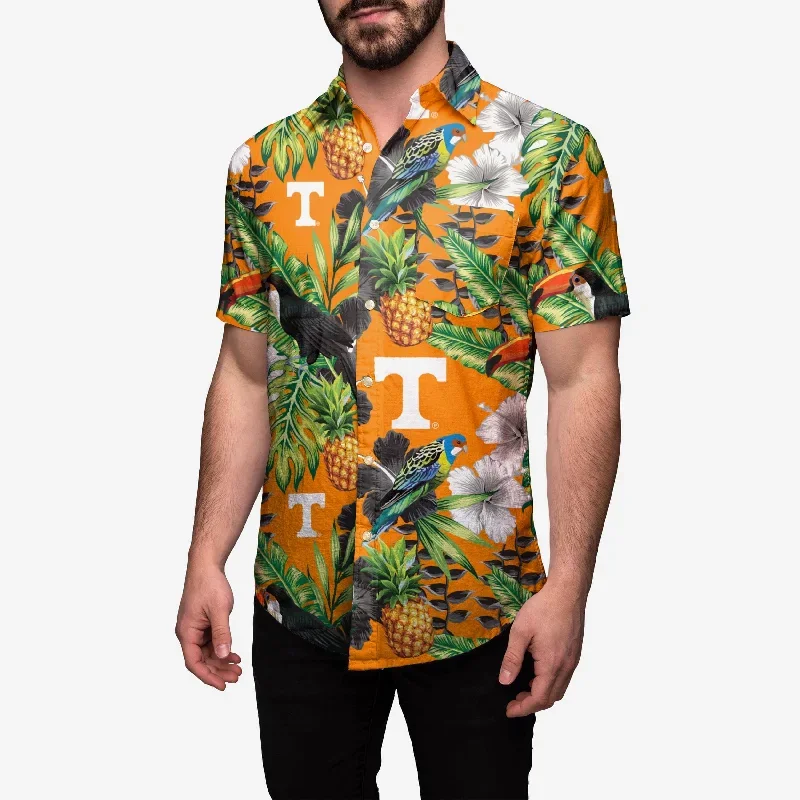 Tennessee Volunteers Floral Button Up Shirt