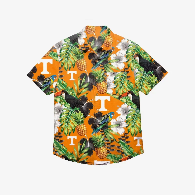 tennessee-volunteers-floral-button-up-shirt