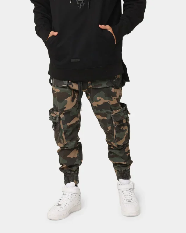 The Anti Order Armed Forces Elite Joggers Woodland Camo