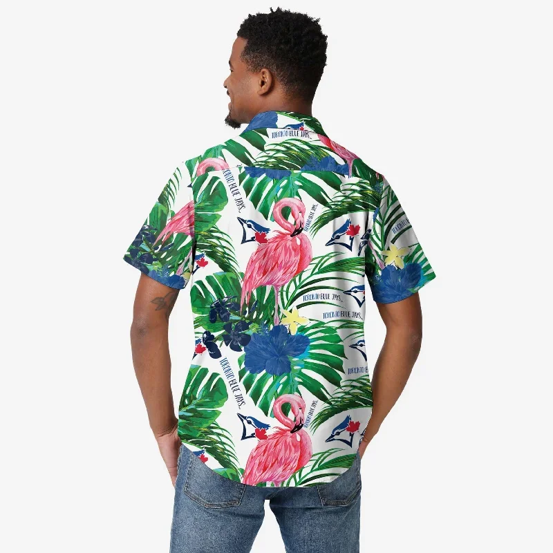 toronto-blue-jays-flamingo-button-up-shirt