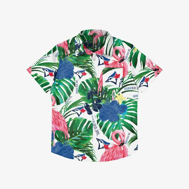 toronto-blue-jays-flamingo-button-up-shirt