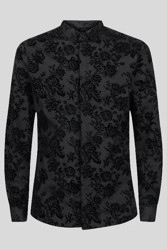 twisted-tailor-armada-black-skinny-fit-shirt-with-floral-flocking