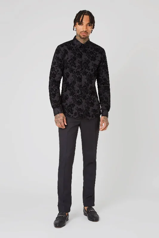 twisted-tailor-armada-black-skinny-fit-shirt-with-floral-flocking