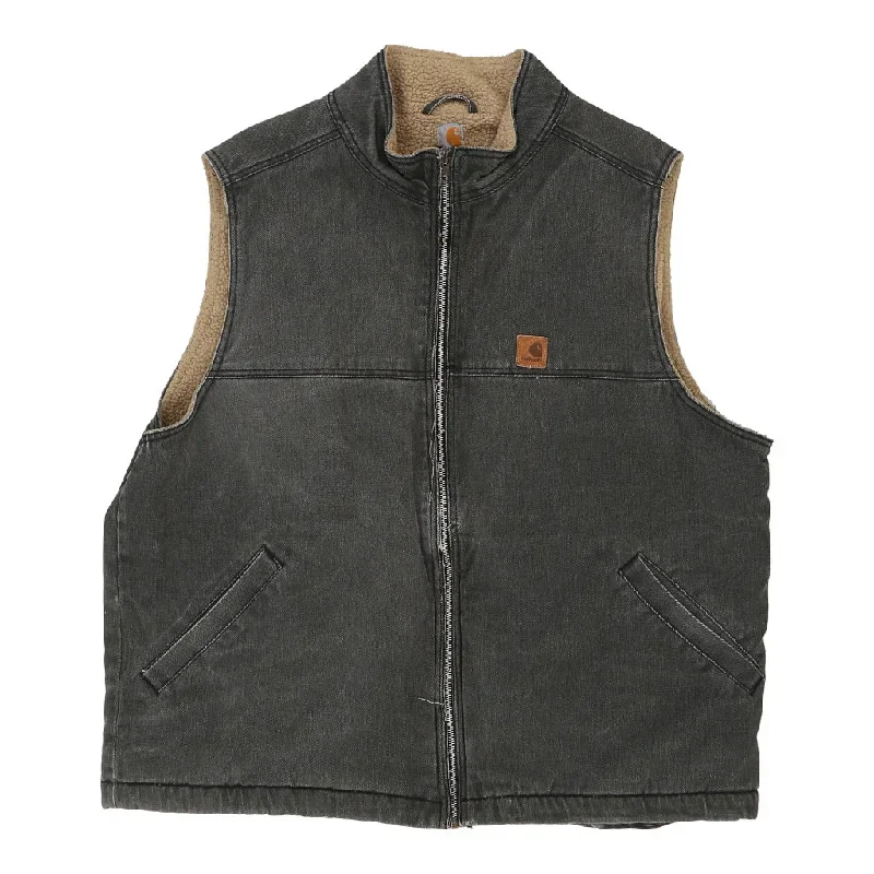 Carhartt Gilet - 2XL Grey Cotton