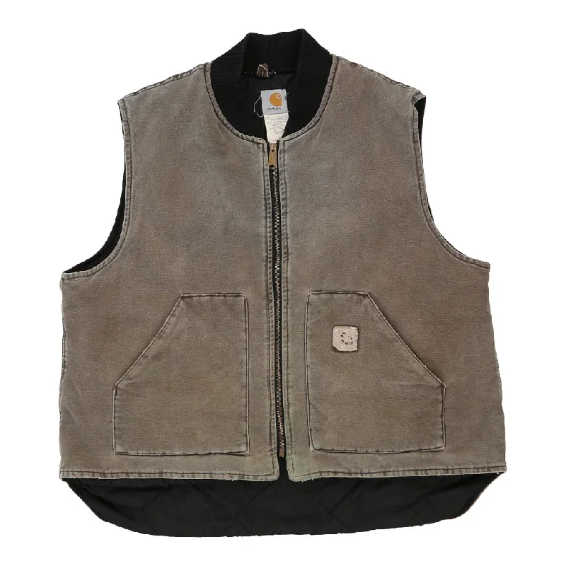 Carhartt Gilet - 2XL Grey Cotton