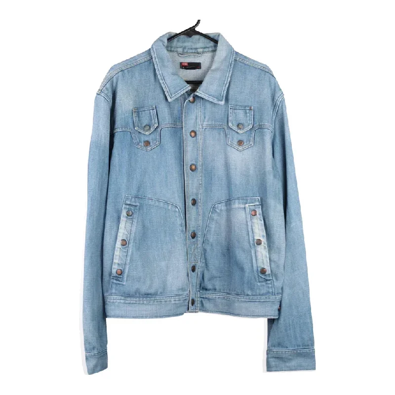 Diesel Denim Jacket - 2XL Blue Cotton