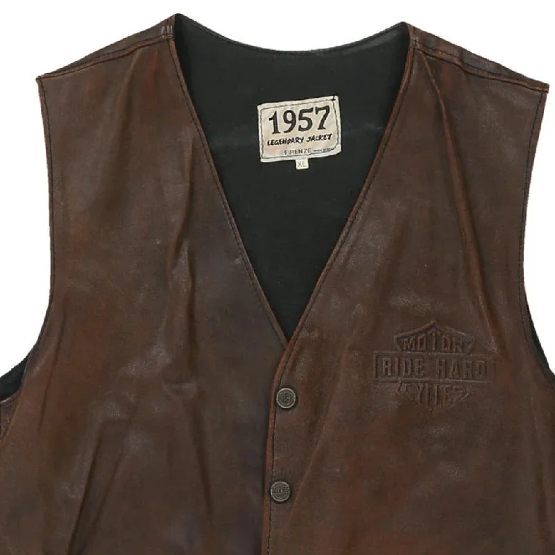 vintage-harley-davidson-1957-gilet-mens-brown-x-large-352595