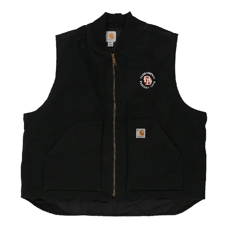 Old Dominion Freight Line. Carhartt Gilet - 2XL Black Cotton Blend