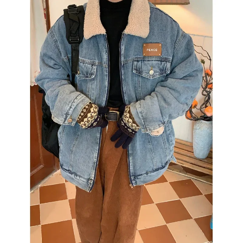 Vintage Thickened Denim Jacket