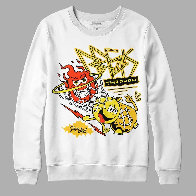 Vivid Sulfur 4s DopeSkill Sweatshirt Break Through Graphic